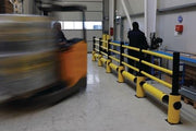 Endpfosten H.1200mm f.Verkehrsbarriere Plus D-FLEXX