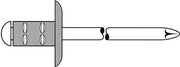 Blindniet PolyGrip® Nietschaft dxl 4,8x10mm K16 Alu./STA 250 St.GESIPA