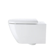 DURAVIT Happy D.2 Toilet Seat with SoftClose Stainless Steel Hinges, White