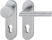 Kurzschildgarnitur Ams.E58/353KH/1400 VA F69 PZ rd Wechselgrt.HOPPE