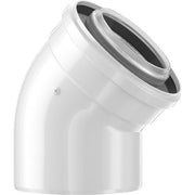 BOSCH Abgaszubehör FC-CE60-45, 1 Stück Luft-/Abgasbogen, 45 Gr. d:60/100 mm