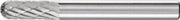 Burr WRC D.6mm Head-L.16mm Shank-D.6mm Carbide Cut 3 PLUS PFERD