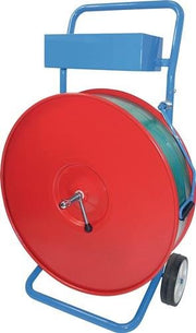 Bandabroller PP/PET-Umreifungsband fahrbar f.Kern-D.200,280,406mm