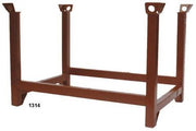 Stapelpalette 1314.2RAL8017 f.Kippbehälter 2014.8 RAL schokoladenbraun 2000kg