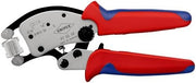 Crimpzange Twistor16 Gesamt-L.200mm 0,14-16 mm² brün.Mehrkomp.-Hüllen KNIPEX