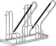 Fahrrad-Ständer-Reihenanlage 4700 XBF 1-s.90Grad verz.Anz.Radstände 2 z.Schr.WSM
