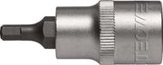 Steckschlüsseleinsatz 1/2 Zoll Innen-6-kant SW 5mm L.55mm TECWERK