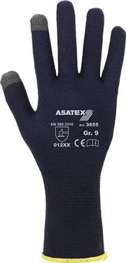 Feinstrickhandschuh f.Smartphones u.Touchscreens Gr.7 dunkelblau