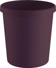 Papierkorb 18l H331xØ315mm mit Griffrand Kunststoff rot HELIT
