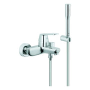Grohe Wannenbatterie Eurosmart C 32832 mit Brausehalter u. Brauseschlauch chrom