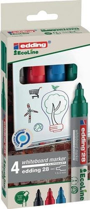 Boardmarker 28 EcoLine 4-28-4 1,5-3mm sortiert 4 St./Pack. EDDING