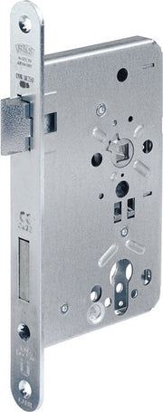 Feuerschutztürschloss B-1206 24/65/72/9mm DIN L 24mm rd silber BKS
