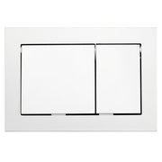 TECEbase dual-flush toilet flush plate, white, # 9.240.700