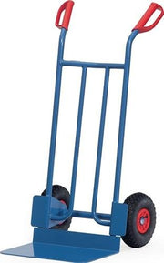 Sackkarre H.1150mm Schaufel-L300xB480mm Luft-Bereifung Trgf.250kg brillantblau