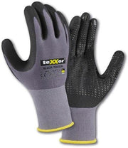 Handschuhe 2452 Gr.8 grau/schwarz EN420/EN388 PSA II TEXXOR