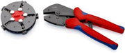 Crimpzange MultiCrimp® L.250mm 5 Wechseleinsätze KNIPEX