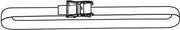 Ratschen-Zurrgurt DIN 12195-2 L.4m B.50mm 1-tlg. m. Ratsche LC U 2000daN SPANSET
