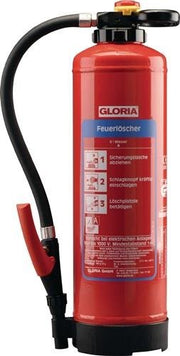 Wasserfeuerlöscher 9kg aufladb.Brandkl.43 A m.Wandh.