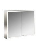 EC Lichtspiegelschrank prime 06362 Aufputz, 2trg. 800 mm alu.