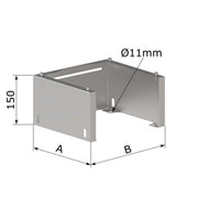 POLL Hocker, Grundbausatz, Di: 400mm # 3U05 H00