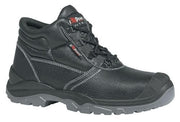 Sicherheitsstiefel Safe UK Gr. 42 schwarz Leder S3 SRC EN20345