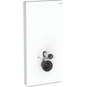 Geberit Monolith Sanitary Module for Wall-Hung WC, 101cm, Glass, White, 131022SI5