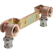 VIEGA Montageeinheit SANFIX P 2124 16mm x 1/2 IG x 150mm Rotguss