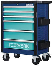 Werkzeugwagen PLUS 2.0 B760xT465xH1030mm 500kg 6Schubl.96-tlg.TECWERK