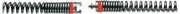 Rohrreinigungswelle L.2,3m Wellen-D.16mm Drahtstärke D.3,0mm ROTHENBERGER