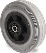 Ersatzrad D.100mm Trgf.75kg VG grau Achs-D.8mm Nabenl.40mm TECWERK