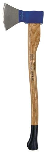 Holzaxt Rheinische Form 1250g stahlgeschmiedet Eschenkuhfuß TECWERK