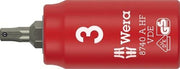 Steckschlüsseleinsatz 8740 A VDE HF 1/4Zoll Schlüsselweite 3 mm Länge 45 mm WERA
