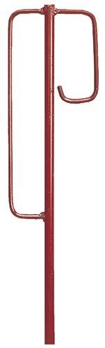Laterneneisen Berliner Modell 1250 x 12 mm Berliner Modell rot