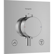 HG Thermostat UP Ecostat Comfort E Fertigset 2 Verbraucher chrom