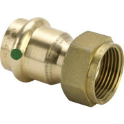 VIEGA Verschraubung SANPRESS 2263 flachdichtend 54mm x 23/8 Rotguss