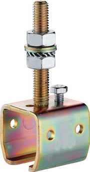 Sleeve -04 104 per 100 STA galvanized, yellow, height-adjustable version by HELM