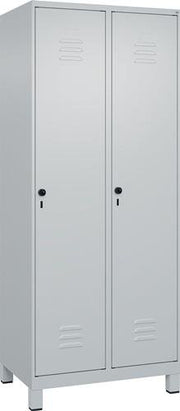 Garderobenschrank Classic PLUS H1950xB800xT500mm  7035 2 Abt.C+P