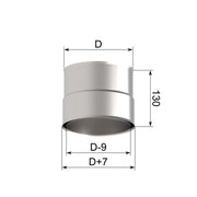POLL Wandfutter d: 150mm, doppelt System I FU, # 1U05 820