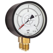 AFRISO RF-Differenzdruckmanometer 100 mm 0-6 bar, 1/2