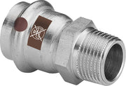 VI TEMPONOX Transition Fitting 1711 42mm x R11/4 Male Thread, SS 1.4301