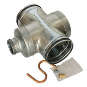 Brink Crossover Piece EWT KST DN200 with Condensate Trap