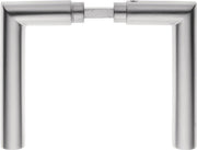 Türdrückerpaar 108 H VA F00 4-KT.10mm EDI