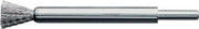 Pinselbürste D.12mm Schaft 6mm Drahtstärke 0,3mm STA 15000min-¹ LESSMANN
