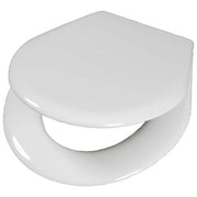 OLFA WC-Sitz Junior mit Deckel Scharniere Edelstahl, weiß