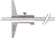 Tiefenmessschieber DIN 862 200mm gerade Messschiene 10x4,5mm TECWERK