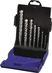 Hartmetallschlagbohrersatz 7-tlg. D.4/5/8/10/12/2x6mm Kunststoffbox TECWERK