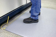 Arbeitsplatzbodenbelag Fertigmatte L900xB600xS9mm grau PVC glatt COBA