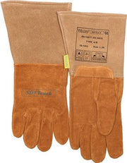 Schweißerhandschuhe Gr.XL (9,5) orange Schweins-/Wildleder/Softtouch 5 PA