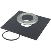 VIEGA Advantix Abdichtungsflansch 4998.3 Edelst., 145mm, m.Dicht. EPDM 500x500mm