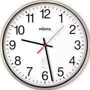 Wanduhr Funkuhr Ku.mattsilber 1,5 V Zahlen